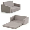 thumbnail image 2 of GVN 2-in-1 Children’s Convertible Sofa to Lounger-L, Bedroom Chair for Kids, 2 of 8