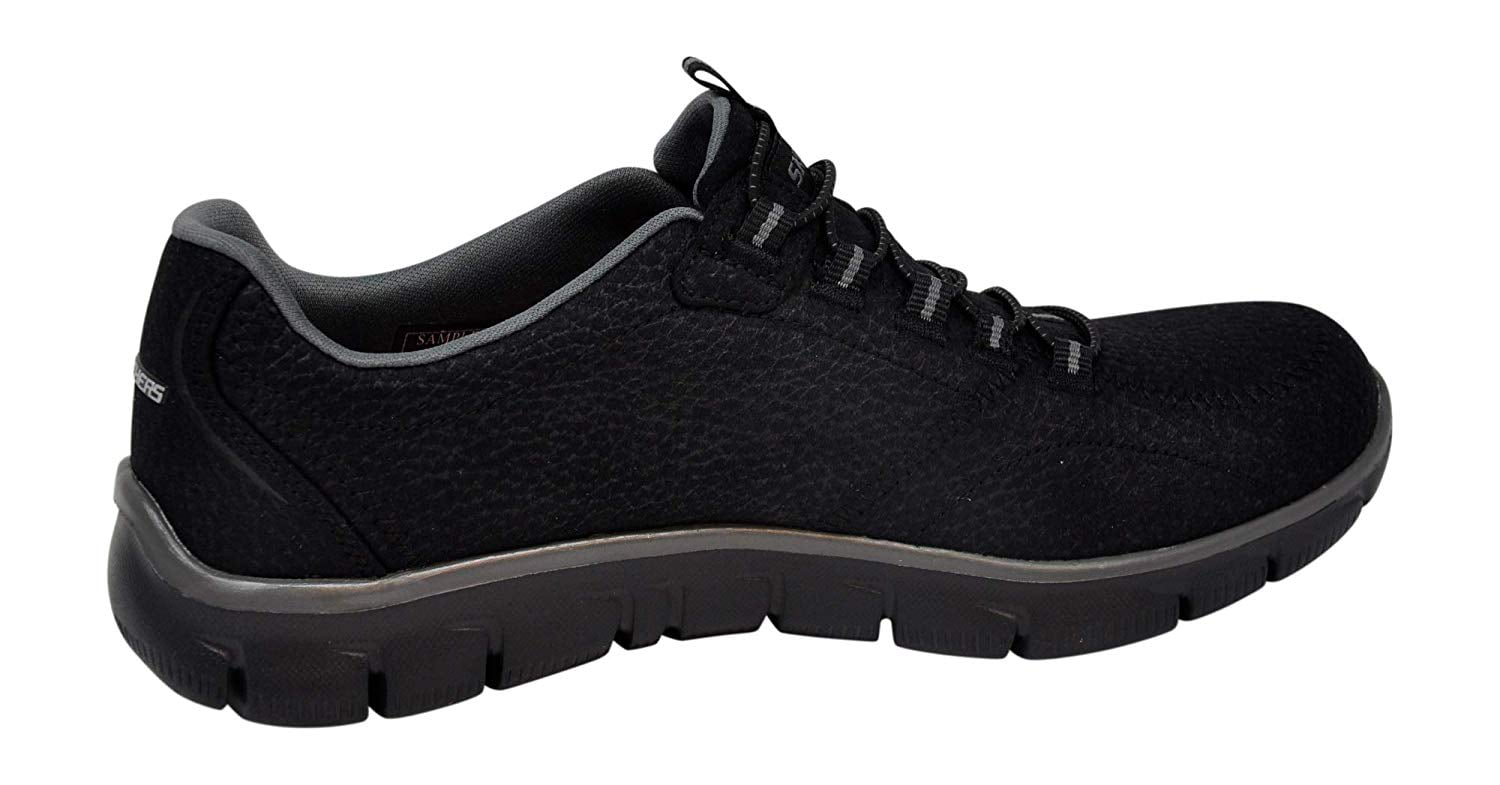 schommel plak experimenteel Skechers Women Empire- Take Charge Fashion Sneaker, Black/Charcoal, 10 M US  - Walmart.com