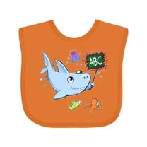 Inktastic Teacher Shark with School of Fish Boys or Girls Baby Bib