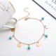 thumbnail image 3 of Jumpingount Tobilleras de moda ajustable aleación Universal estilo Simple tobilleras de mujer accesorios regalos de playa cadenas de pie para mujeres Ropa, zapatos y accesorios Miscelánea Oro Jumpingount AP009288-01, 3 of 6