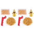 thumbnail image 1 of 240 Pcs Pointes de Piste et de Campagne en Acier Inoxydable 1/4 Pouce Pointes de Chaussures de Golf avec Clé à Pointe, Pointes de Remplacement, 1 of 5