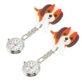 thumbnail image 3 of 2pcs Cartoon Dog Pocket Watch Adorable Hanging Watch Funny Pocket Watch, 3 of 8
