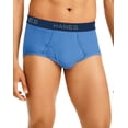 thumbnail image 1 of Hanes Ultimate Pack de Ropa Interior Breve para Hombre, Talle Completo, Algodón Que Absorbe la Humedad, Azul Surtido/blanco, Pack de 7 S, 1 of 5