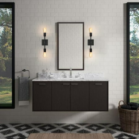 

Matte Black Bathroom Vanity Light Fixtures Modern Bathroom Wall Sconces Industrial Wall Sconce Lighting for Bathroom Bedroom Living Room Hallway 1 Pack