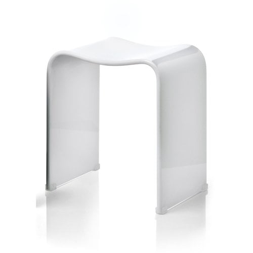 AGM Home Store Backless Acrylic Shower Bench
