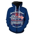 thumbnail image 1 of Sudadera con capucha y cremallera para hombre, diseño de coche clásico de dibujos animados, estilo Harajuku, talla grande, para adolescentes, chaquetas con capucha, gran oferta unisex 2024, 1 of 6