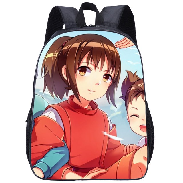 Mochila escolar Chihiros Anime para estudiantes de dibujos animados Oxford