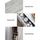 thumbnail image 5 of Farmhouse Wall Mounted Storage Cabinet Barn Door Accent Wood Storage Cabinet Medicine Cabinet Wood Vintage Bathroom Wall Cabinet Over Toilet for Bath, 5 of 5