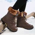 thumbnail image 6 of Womens Snow Boots Winter Fur Lined Waterproof Walking Boots Lightweight Outdoor Ankle Boots Ladies Warm Shoes Anti-Slip Mid Calf Boots, 6 of 15