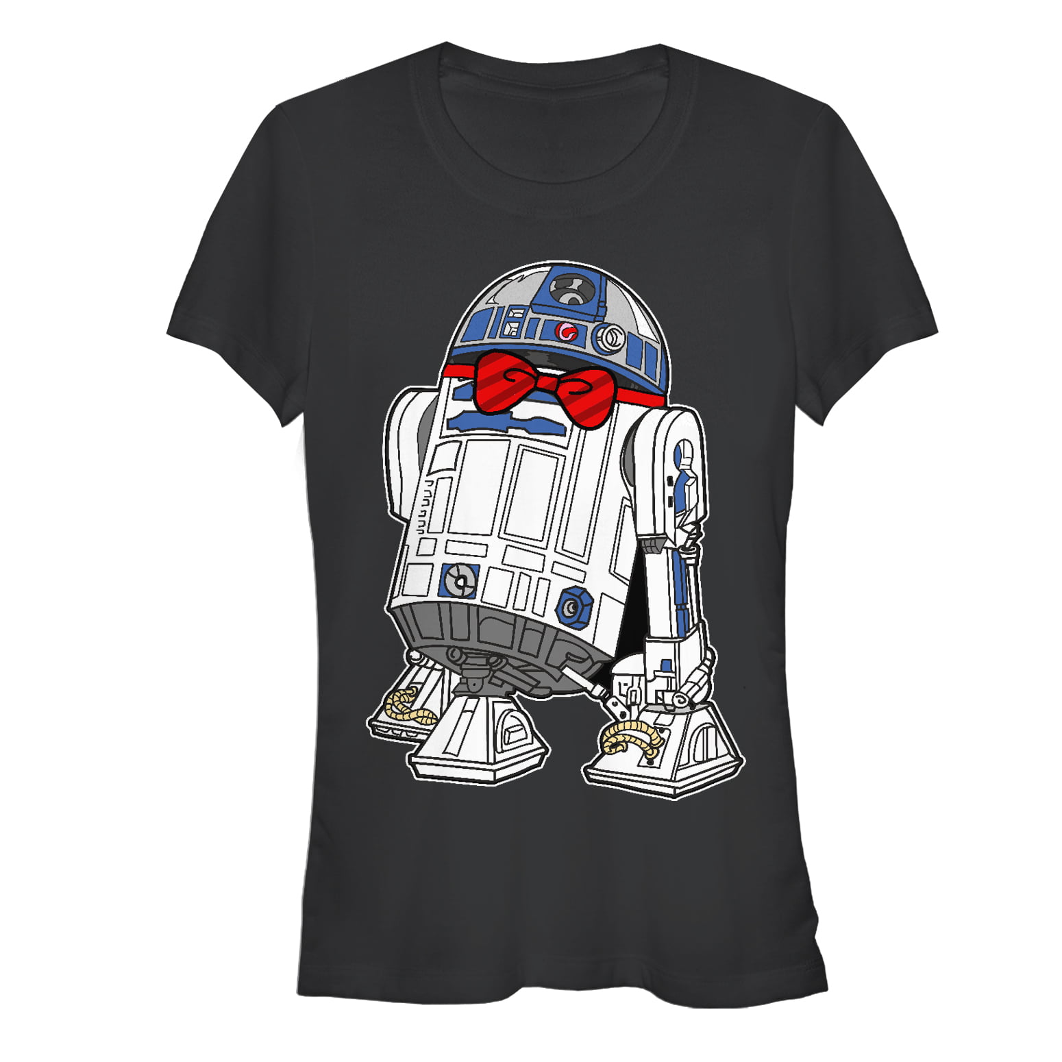 Star Wars R2D2 Boys Graphic T-Shirt Mad Engine Dark Gray Robot Schematic 