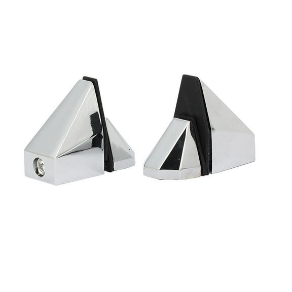 Unique Bargains3mm-16mm Thickness Adjustable Glass Wood Shelf Clamps Clip Support 2pcs