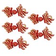 thumbnail image 4 of 5 Pares De Botones De Rana Con Nudo Chino De Pez Dorado Para Bolso Colgante Hanfu DIY Albaricoque Rojo Sunnimix Botón de rana de nudo chino, 4 of 8