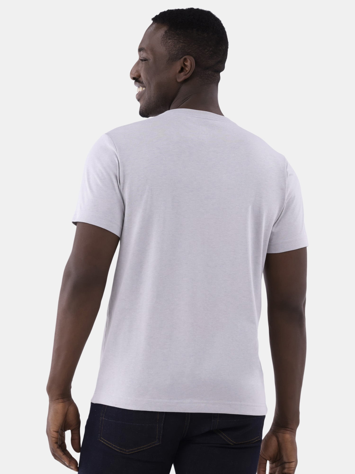 George Men's 5-Pack Crewneck Tee with Short Sleeves, Sizes XS-3XL