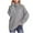 Grey, variant on Ediodpoh Cozy Women's Loose Knit Turtleneck Sweater Pullover Long Sleeve with Pattern Womens Sweaters White XXL