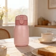 thumbnail image 2 of Zeiyignr Water Bottle Small Stainless Steel Thermoses, Insulated Vacuum, Leak Proof, Keeps Drinks Hot/Cold, Ideal for Coffee, Beverage, Water Pink, 2 of 7