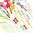 thumbnail image 2 of Set of 3 Clear Bow Tie Gift Bags Cake Pops Decorations Office, 2 of 8