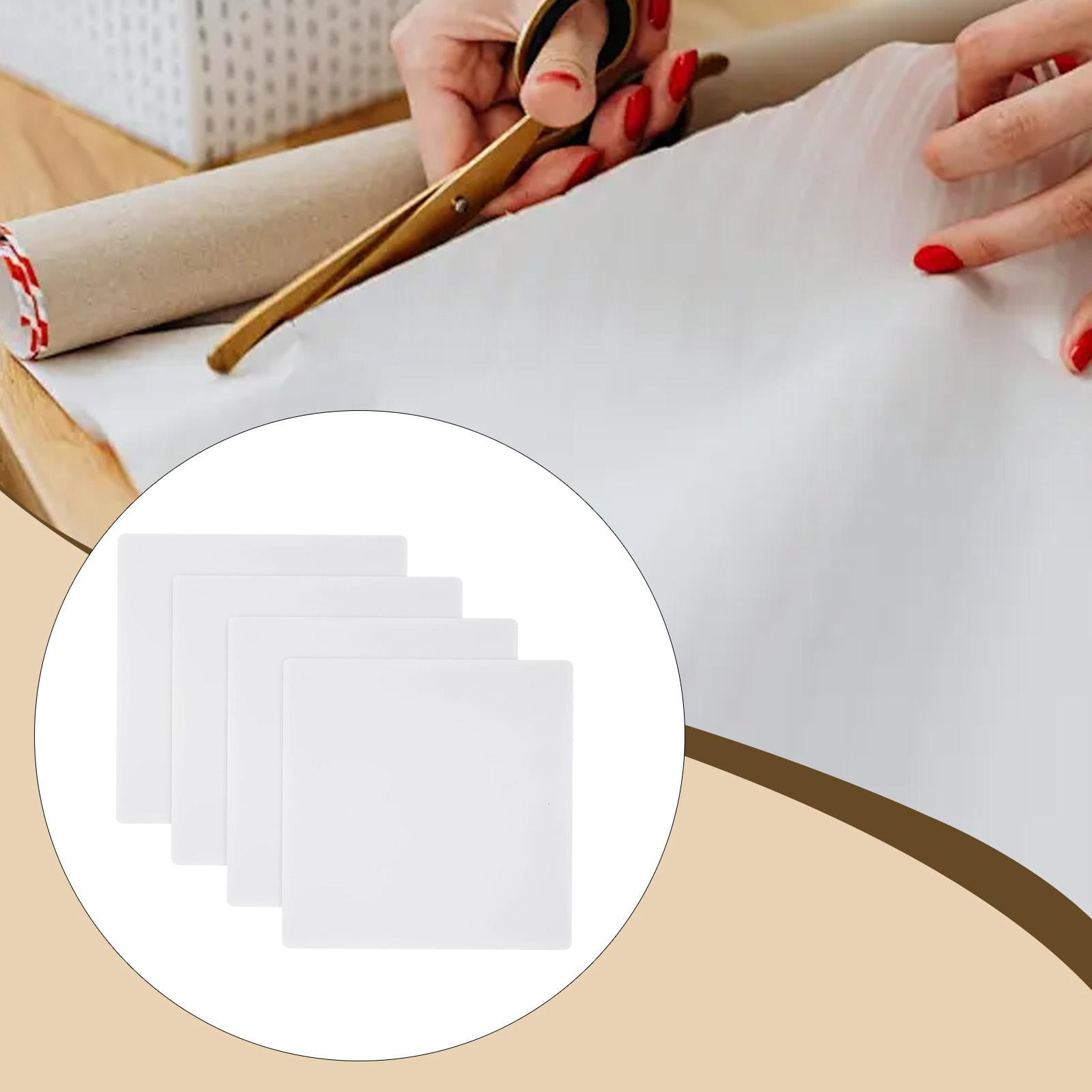 S SERENABLE 4 Pieces Cutting Mats Double Sided Non Slip Quilting Mats Sewing Accessories PP Material Multiple Purposes Stable Surface Suitable for Projects Crafts Sewing Modeling 25.4cmx25.4cm