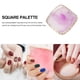 thumbnail image 5 of Paleta de arte de uñas de ágata de resina cuadrada Natural herramienta de pintura de Color de manicura JShteea Cuidado Belleza, 5 of 8