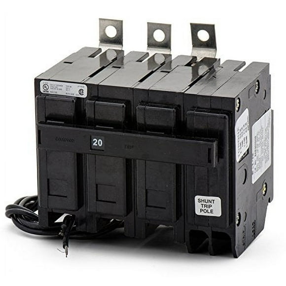 BAB3020HS - Cutler-Hammer 20 Amp 3 Pole 240 Volt Shunt Trip Circuit Breaker