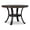 Brown, variant on Linon Franklin Wood 45" Round Dining Table Steel Frame in Pewter