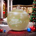 thumbnail image 4 of Christmas Ornament - Christmas Decorations Outdoor, Inflatable Christmas Balls Outdoor Patio Christmas Decorations Festive Pendants Inflatable Balloons Props, 4 of 5