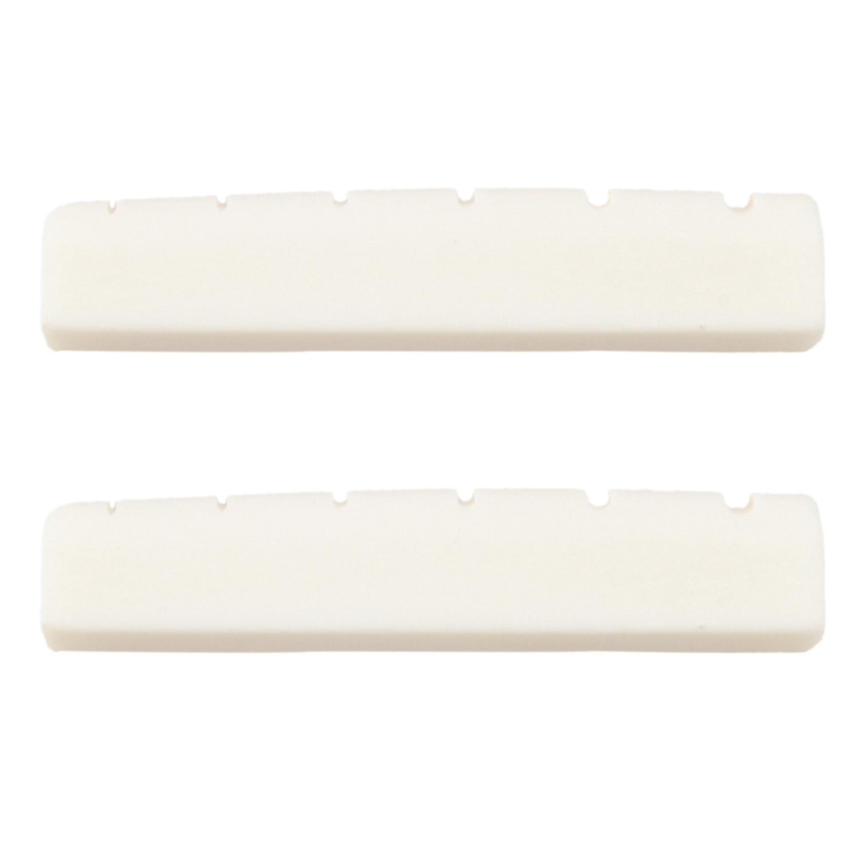 2x Guitar Guitar Bridge Bone Bone Nut Saddle Acoustic Bridge Saddle