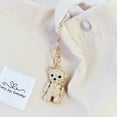 thumbnail image 4 of Wrapables Crystal Bling Keychain, Keyring Purse Handbag Pendant Charm, Teddy Bear, 4 of 6