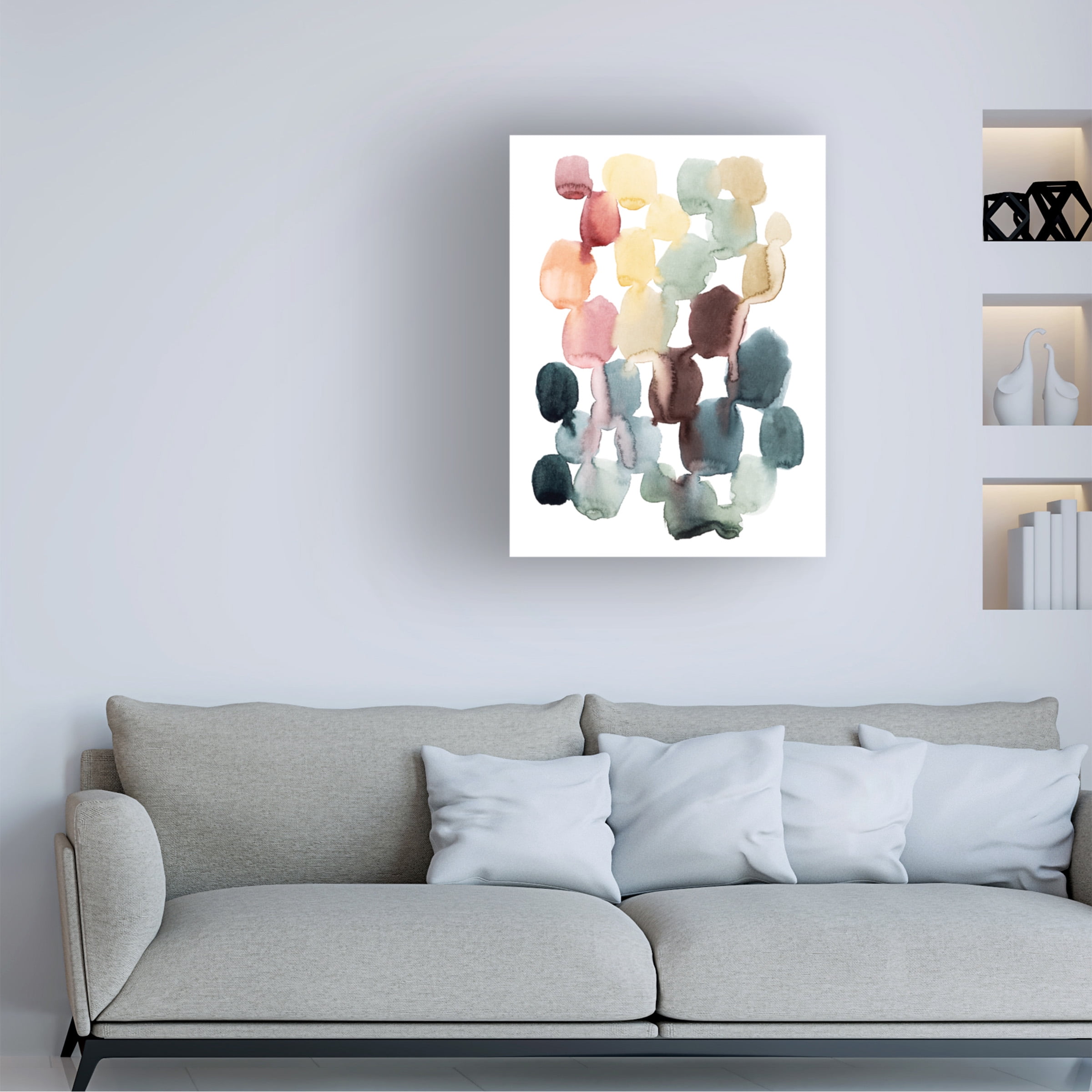 Grace Popp 'Desert Stones II' Canvas Art