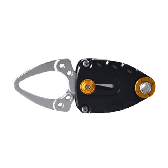 BE-TOOL Portable Fish Gripper Mini Beetle Portable Fishing Controller Fishing Clamp Holder (Black)