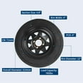 thumbnail image 6 of Gravee 2-Pack Trailer Tire On Rim 4.80-12 480-12 4.80x12 ,4 Lug on 4 in PCD 12 in Wheels, 6 of 6