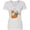 AA-White, variant on Inktastic Easter Cute Snake with Basket and Bunny Ears Women's V-Neck T-Shirt