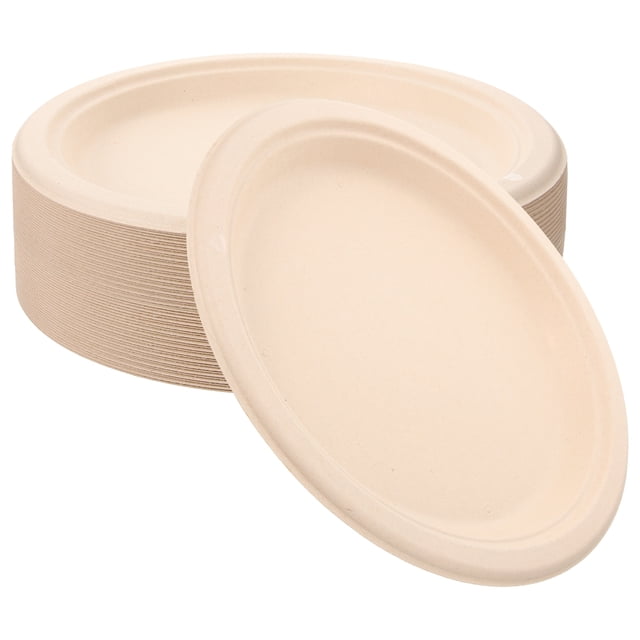 50 Uds. Platos de papel para fiestas, platos de cena, platos de postre, platos de papel, platos de comida