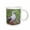 White, variant on 3drose, Ecuador, Galapagos, Darwin Bay Beach, Red-footed Booby Perching., 11oz Two-tone Yellow Mug