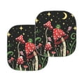 thumbnail image 3 of KUIFORTI Car Windshield Sun Shade Funny Car Shades for Front Windows, Reusable Auto Sunshades for Most Sedans SUV and Trucks, Mushroom Black, 3 of 5