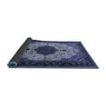 thumbnail image 2 of Ahgly Company Indoor Round Medallion Blue Traditional Area Rugs, 8' Round, 2 of 4