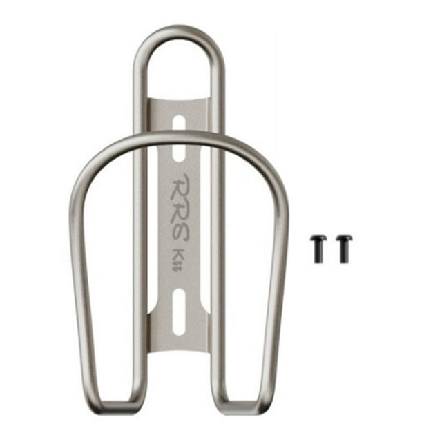 Portabidón de metal para bicicleta, práctico, con tornillos. Incluye soporte para botella de agua. Ideal para deportes.