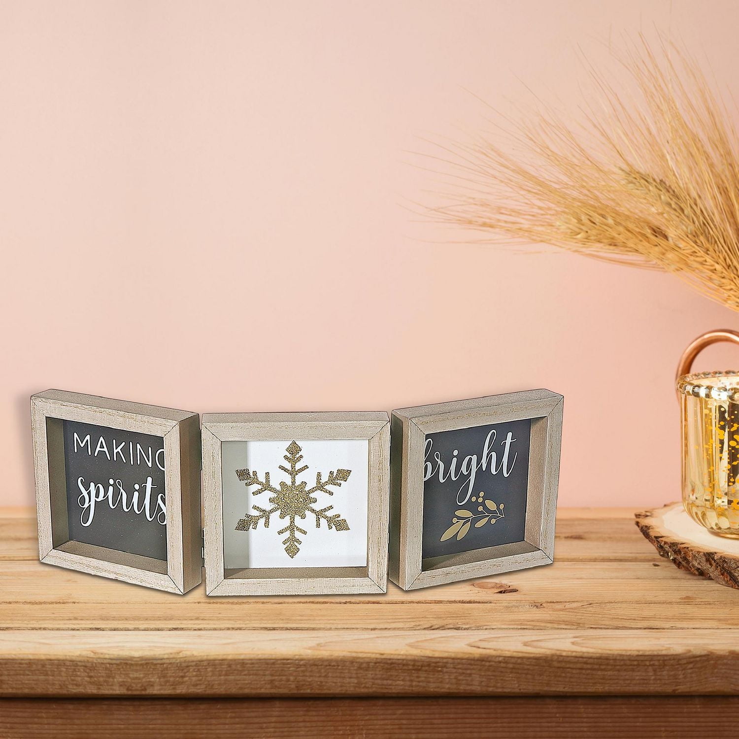 Christmas Black Snowflake Making Spirits Bright