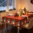 thumbnail image 5 of SLYNSHome Tablecloth For Christmas,Santa Claus Aluminum Foil Waterproof And Oilproof Xmas Table Cover, Holiday Party Decorations 137X183cm, 5 of 6