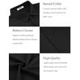 thumbnail image 4 of COOFANDY Mens Short Sleeve Button Down Shirt Lightweight Casual Shirts for Vacation Shirts, 4 of 6