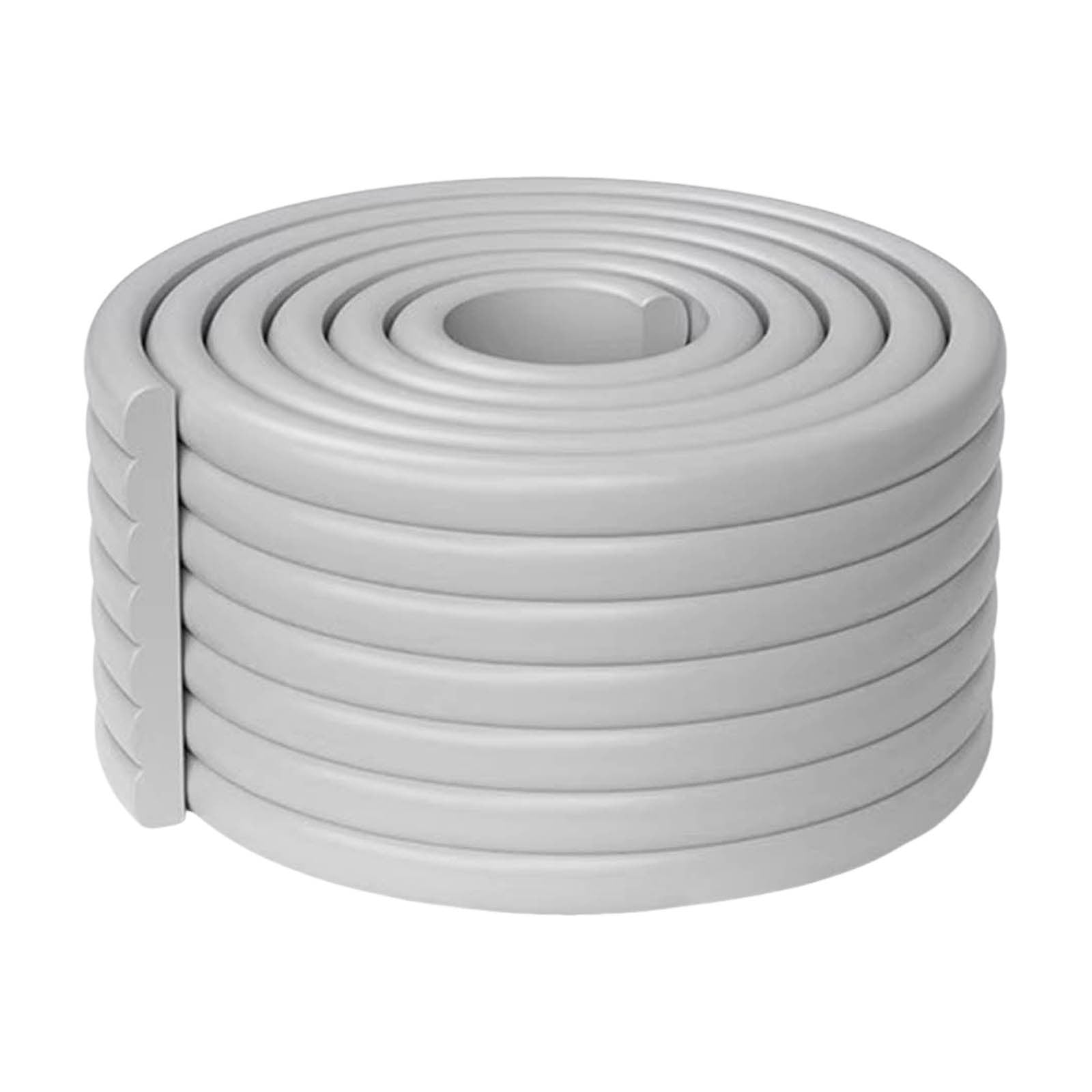 YaoZQ Grey Baby Proofing Edge Guard High Density NBR Foam Bumper Strip for Fireplace Table Safety 78.7 x 3.1 in
