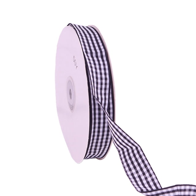 Lojalitet Cinta a Cuadros de 49 Yardas Cinta de Envoltura navideña Cinta a Cuadros a Cuadros para decoración de Manualidades DIY, Manualidades con Lazos Florales