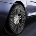 thumbnail image 3 of Tire Cover,Waterproof Tire Wheel With Qisuo 4pcs Waterproof Spare Tire Off-road Fit To Qisuo 4pcs Siuke 1pc Tire Vehicle Wheel Pickup Tires Cars Suvs 18'' Suvs Vans Fit Rv Tire Wheel Tires 13'' Inch, 3 of 7