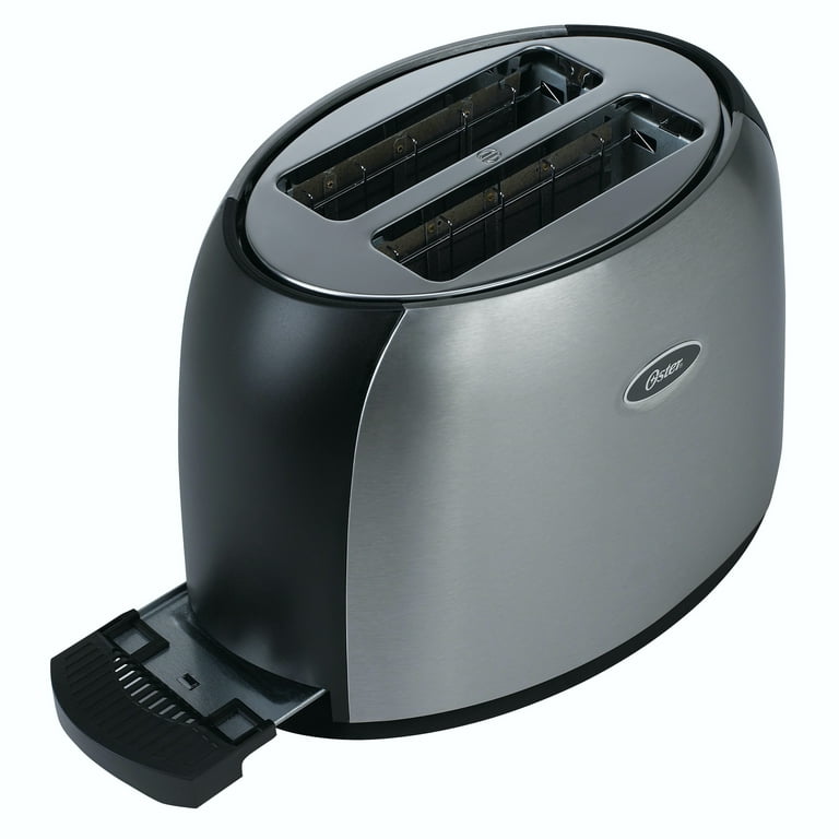 Oster 2 Slice, Bread, Bagel Toaster, Metallic Grey