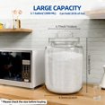 thumbnail image 2 of Tarro de almacenamiento de alimentos Daitouge, 12 cm, boca ancha, 12 L, bote de vidrio, 2 of 7