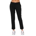 thumbnail image 1 of CHOK Women Low Rise Cropped Chino Work Pants Office Lady Trousers, 1 of 5