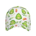 thumbnail image 2 of Fotbe Kawaii Avocado Baseball Cap, Kawaii Avocado Print Dad Hat,Outdoor Hat,Adjustable Sports Cap, Perfect For Activities, 2 of 9