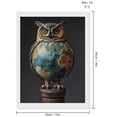 thumbnail image 2 of Diamond Art Kits for Adults, Owl Globe SculptureDiamond Painting Kits for Beginners, Frameless Round 5D Full Drill Diamonds Art Gem Art Crafts Home Decor Gifts, 2 of 8