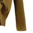 thumbnail image 4 of Yuyuzo Hauts de Pyjama pour Femmes Doublés en Molleton Col Roulé Couche de Base sous-Vêtements Thermiques en Molleton, 4 of 5