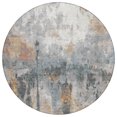 thumbnail image 2 of Addison Rugs Chantille Indoor/Outdoor Transitional Abstract Rust Machine Washable Round Rug, 8' x 8', 2 of 8