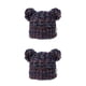 thumbnail image 1 of Jumpingount Gorro y esponjoso con bolas de pompones, tocado a la moda, gorros de buena retención de calor, hermoso regalo para niños, naranja, Type2 NO2 Jumpingount CBP255441, 1 of 5
